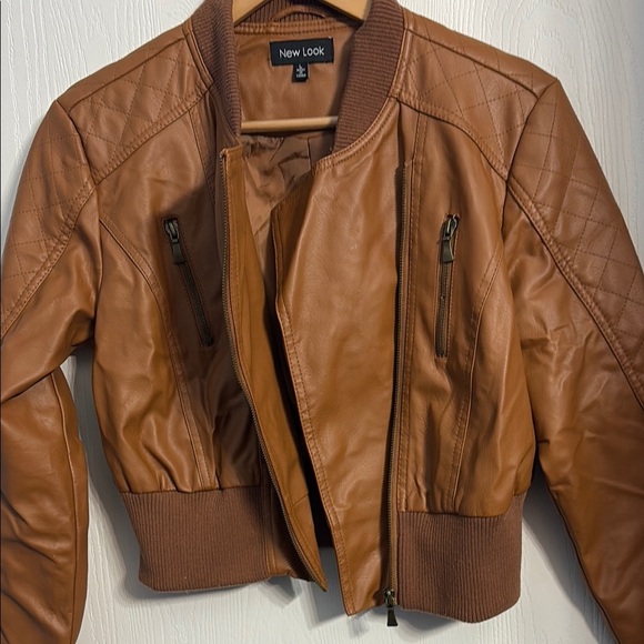 New Look Women's Tan Bomber Jacket - Picture 7 of 14